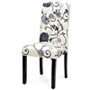 Set of 2 Tufted Dining Chair Upholstered Nailhead Trim Rubber Wooden Leg 6
