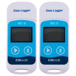 2X ELITECH 32000 Point USB Temperature Data Logger Recorder Internal Sensor