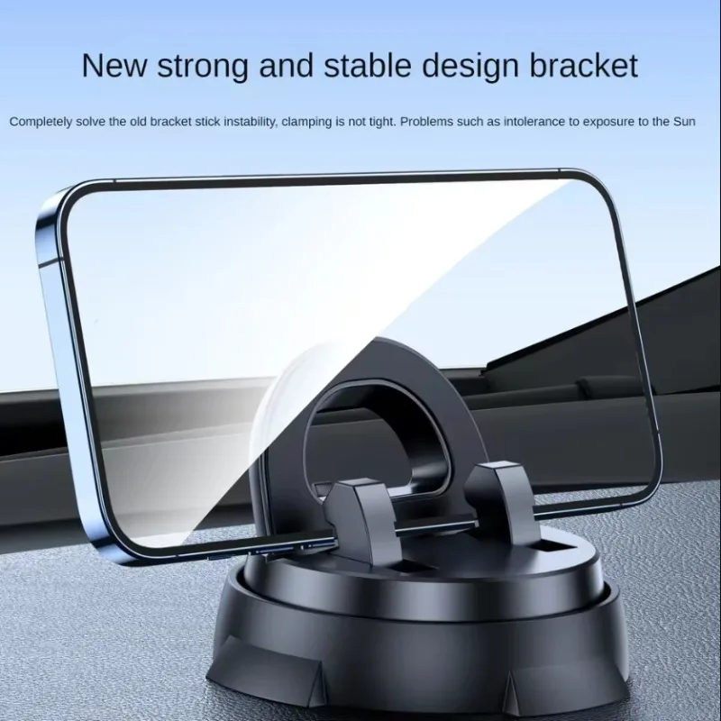 Anti-Slip Silicone Dashboard Phone Holder with Adjustable Stand