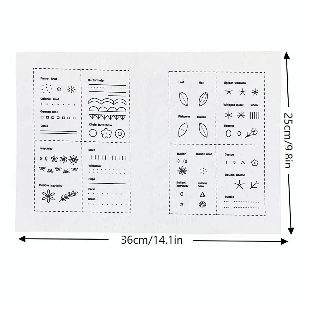DIY Sewing & Embroidery Stitch Practice Book for Beginners 2