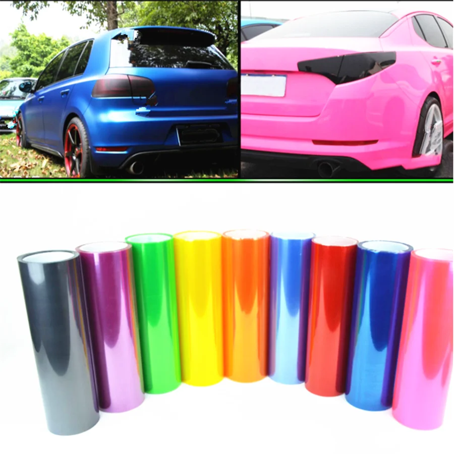 1 Pc 30*60 cm 자동차 라이트 스티커 필름 메르세데스 W204 W203 W211 BMW E46 E39 E60