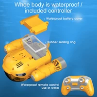 2.4GHz Remote Control Motorboat Waterproof Spray Swimming Pool Bathing RC Steamboat Toys For Boys And Girls Children's Gift 3
