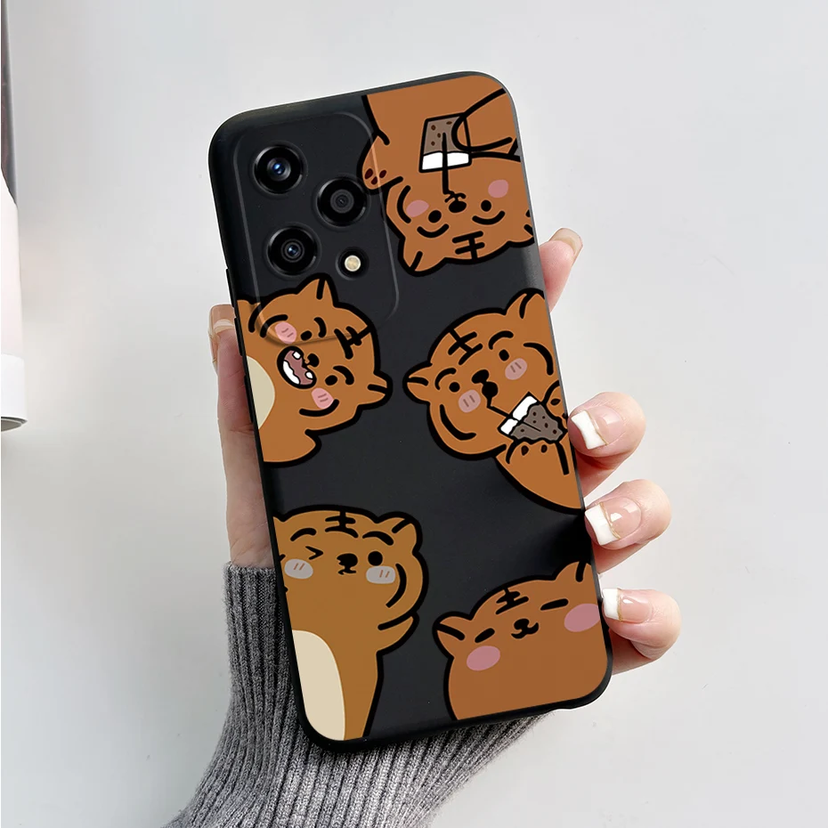 Cute Panda TPU Silicone Soft Back Cover - For Honor 200 Lite Cases & Bumpers