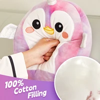 30cm Pink Penguin Doll Throw Pillows Soft Plush Animals Unicorn Penguin with Wings Toys For Girls Sleeping  Stuffed Toys 2