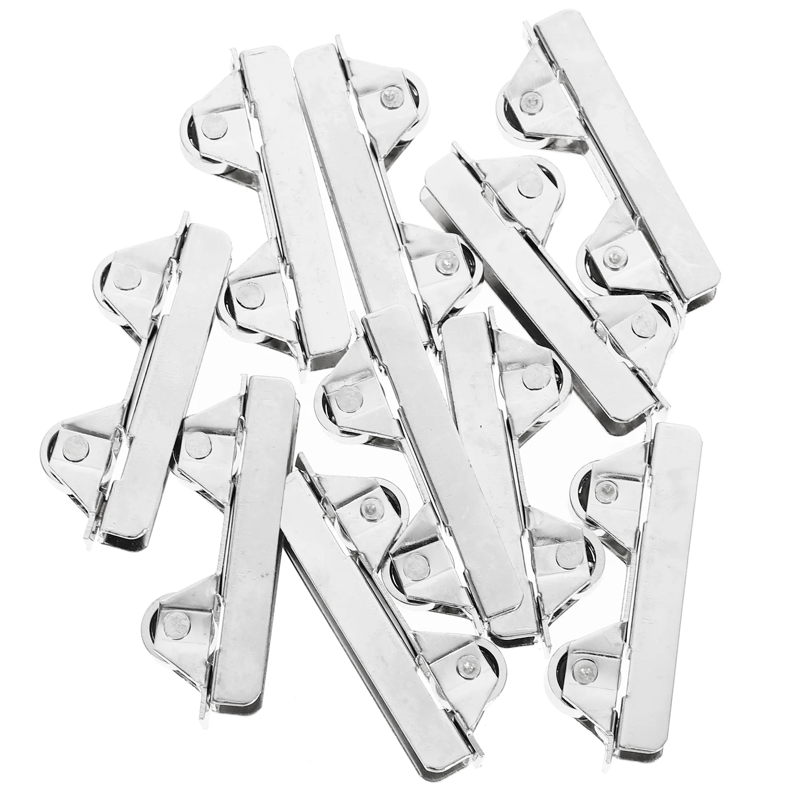 10 Pcs Glass Door Wheel Sliding Pulley Jumbo Paper Clips Roller Replacement Cupboard