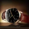 High Quality Fashion Watch Men's Leather Strap Watches Men's Business Sports Clock Simple Retro Quartz Wristwatches Reloj Mujer 5
