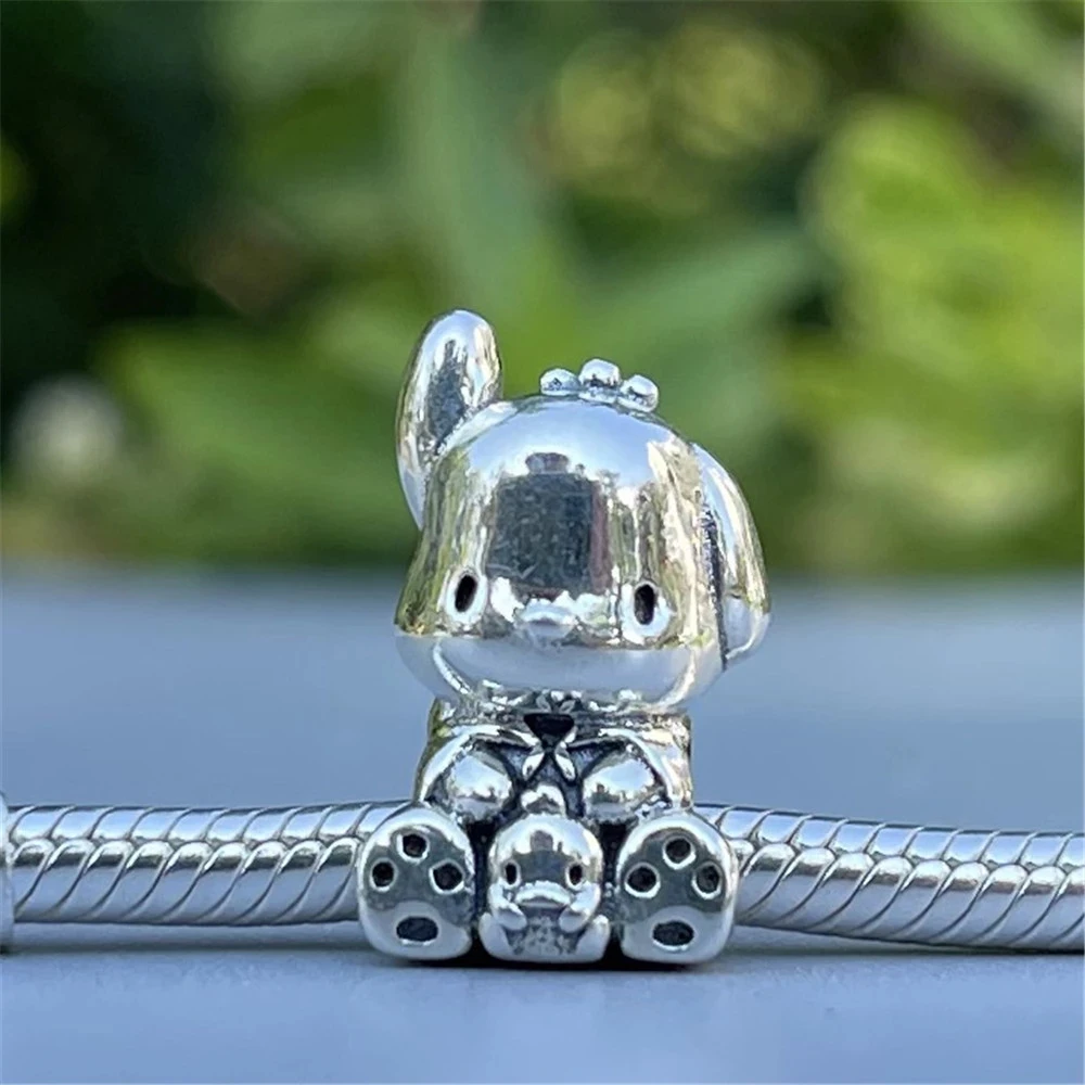 Charm Jewelry Fine 925 Silver Fit Original Pandora Bracelet Disney Winnie Bear Tigger Hello Kitty Charms Bead Necklace Diy Women Jewelry Gift