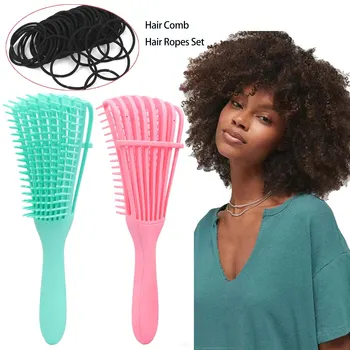 Spazzola per capelli spazzola districante massaggio del cuoio capelluto pettine per capelli spazzola districante per ricci districante spazzola per capelli donna uomo salone