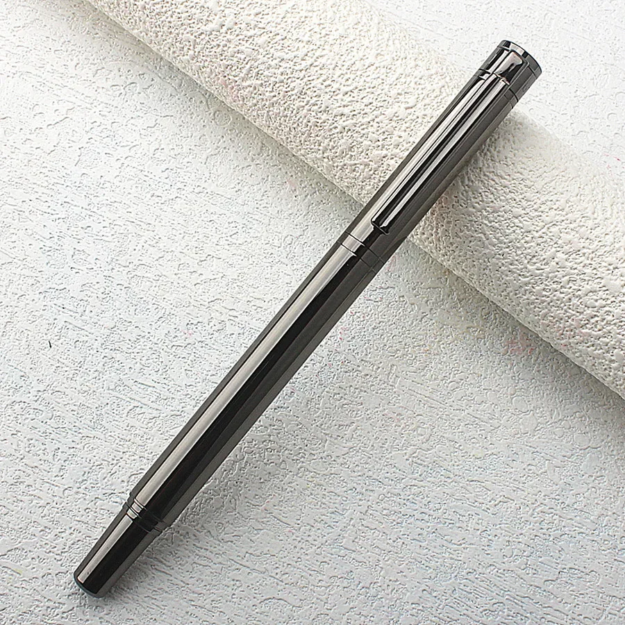 Luxury Metal 613A Fountain Pen Matte Grey EF Nib Stationery Office School Supplies Gift Ink Pens fountain pen metal pen
