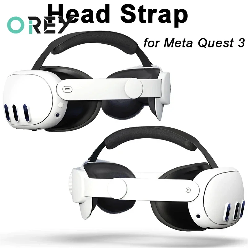 

For Meta Quest 3 Head Straps Replaceable VR Headset Improve Comfort Adjustable Head Strap for Meta Oculus Quest 3 Accessories