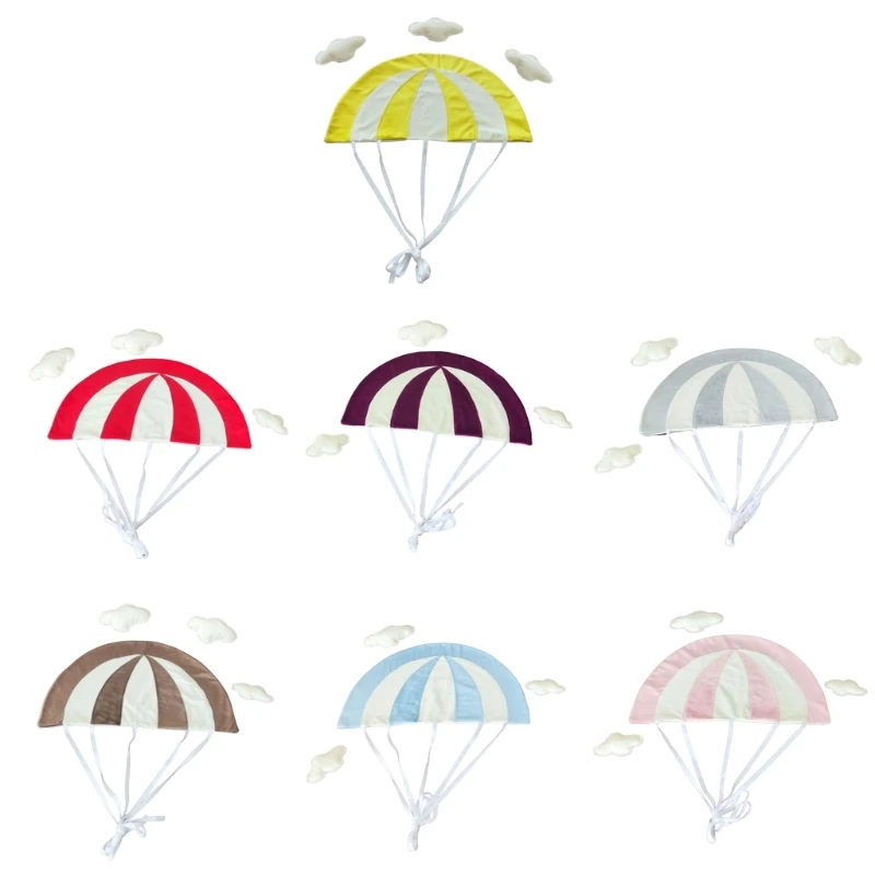 

Newborn Photo Props Colorful Parachute Cloud Baby Photoshoot Backdrop Decoration 40JC