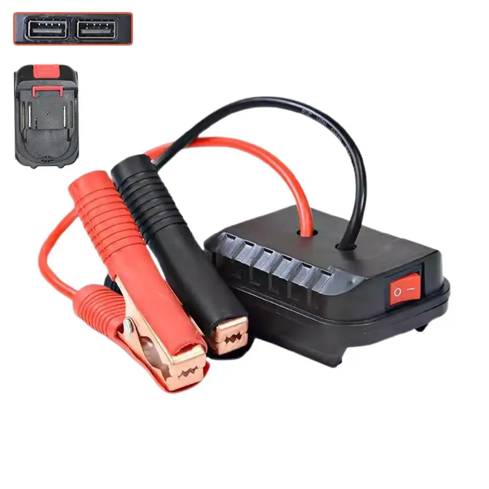 Igniter Jump Starter Charger for Makita Lithium Battery Booster Cable Adapter Emergency Power Clip Car Accessories