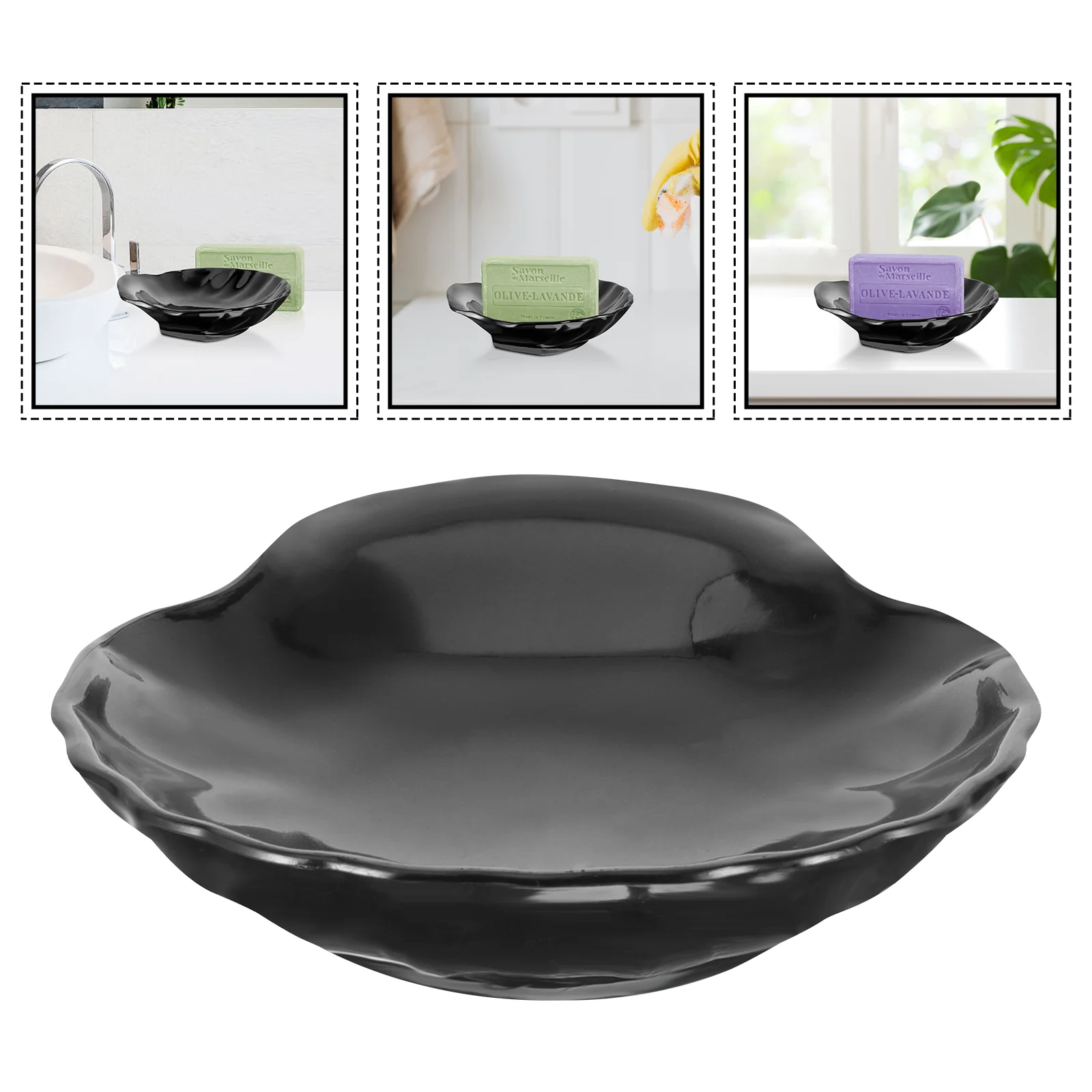 

Soap Holder Soap Dish Sea Shell Soap Tray Plastic Soap Tray Box Jewelry Holder For Home Bathroom Hotel Toilet Shower Decor Box