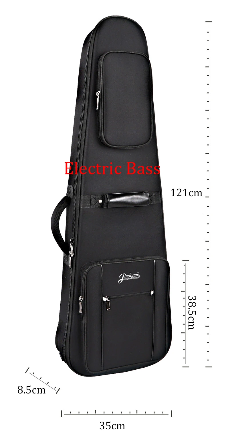 Electric Guitar Bag Case Thicken 23mm Waterproof 40 41 In Electric Bass Folk Balladry Acoustic Classical Backpack Carry Gig guitar bag electric bass bag