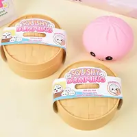 Giant Dumpling Mystery Box: Random Color Glitter Squishy Toy, Maltose Texture Slow Rising Stress Ball, Aesthetic Desk Toys 2