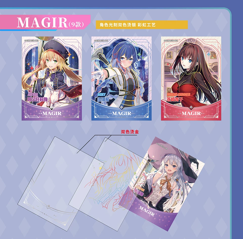 Premium Anime Waifu Sammelkarten „Stunning Beauty“ – Holografische Laser-Craft UR Seltene Sammelkarten Geschenkbox & Booster-Packs – Detail 18