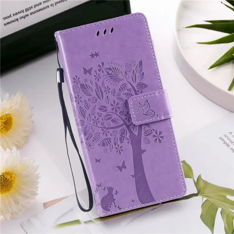 Leather Flip Wallet Phone Case with Holder and Stand