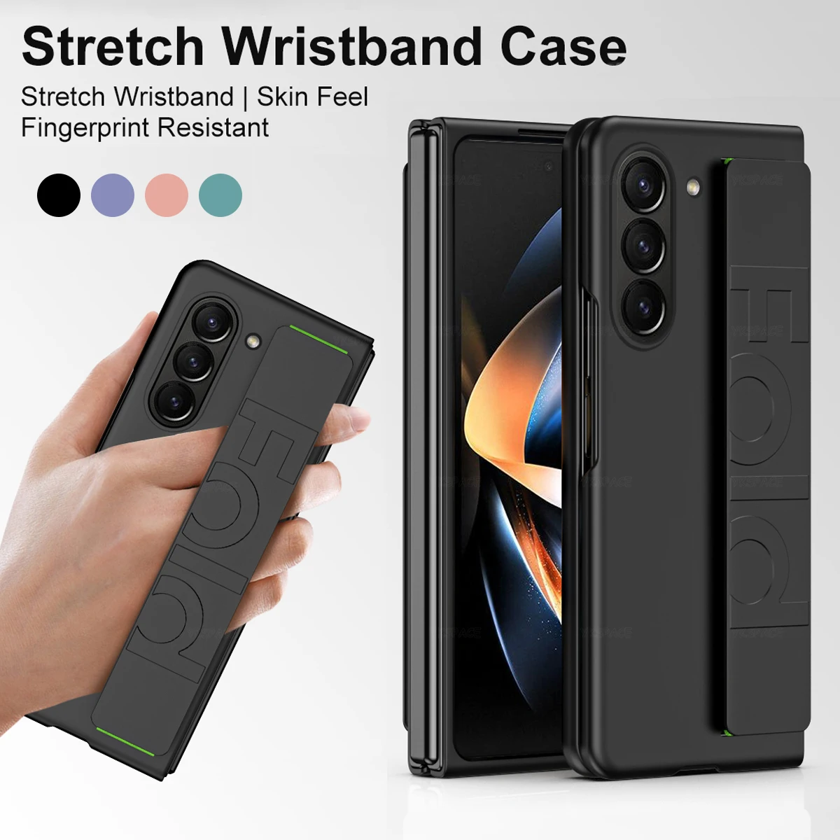 Прочный кожаный чехол для Samsung Galaxy Z FOLD 3 4 5 W22 W23 W24