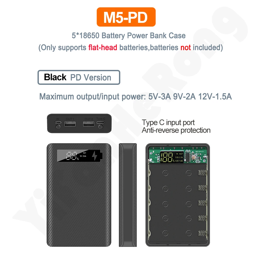 Power Bank Case 5V 2A 