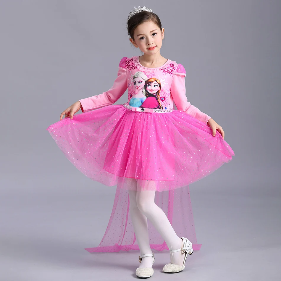 Children Cosplay Dresses Elsa Anna Frozen Girls Frozen Costume Anna