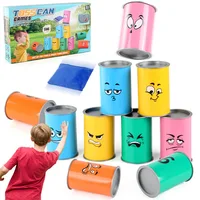 Children's Can Throwing Knockdown Game Set Indoor And Outdoor Sandbag Throwing Sports Toys for Kids