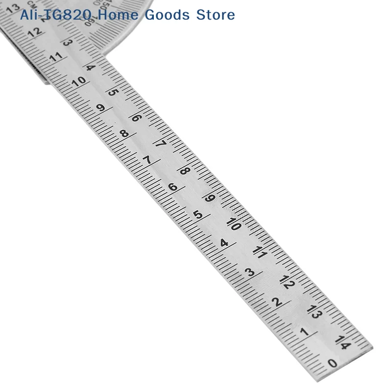 [TG820]15cm 180도 조절 가능한 각도기 다기능 스테인레스 스틸 각도자