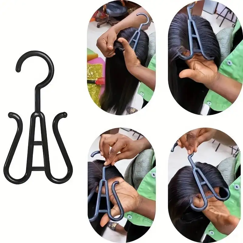 Portable Wig Hanger Wig Stand Drying Rack Display 2PCS wig stand holder wig storage stand wig stand wig hangers