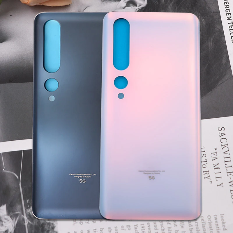 

10PCS For Xiaomi Mi 10 Pro 5G Battery Back Cover 3D Glass Panel Rear Door For Mi10 Pro Housing Cover Case With Adhesive Replace