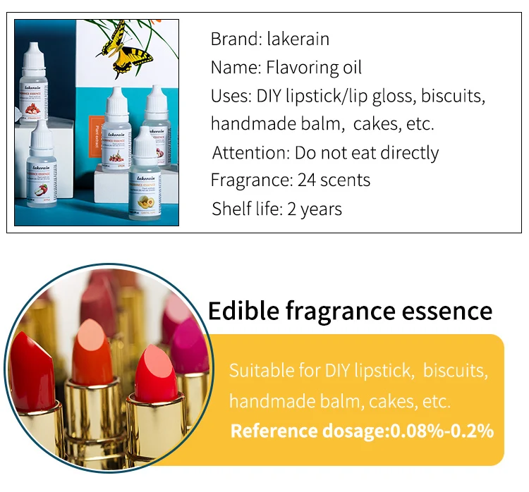 Ätherisches Öl Set Für Diy Lipgloss Erdbeere Mango Kokosnuss_voghion.com