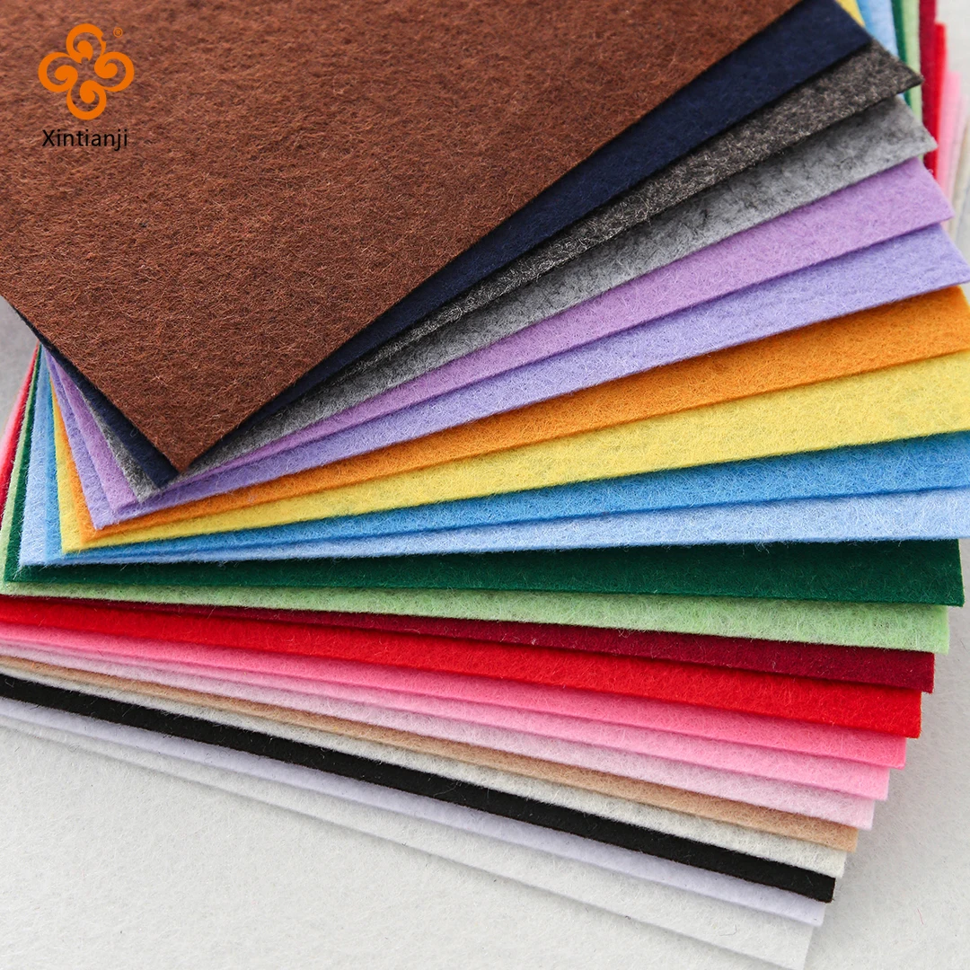 Soft Felt Fabric Non-Woven DIY Felt Fabric Arts Crafts Sewing Children's Handmade Materials 40/22 Pieces 10x10cm/15x15cm/30x30cm felt fabric sheet