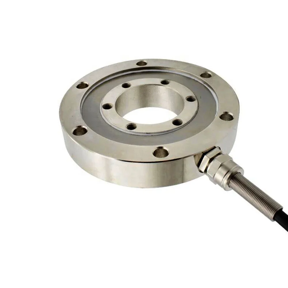 

ESMLS14A Compression Ring Flat Load Cell , Kexlimice Oem Through Hole Load Sensor with 10vdc