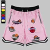 Men's Basketball Mesh Shorts Track Quick Dry Loose Sports Training Shorts Summer Fitness Joggers Casual Breathable Short Pants 3