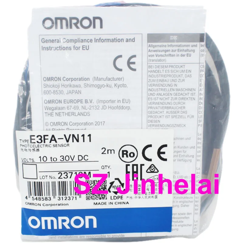 2M 10-30VDC comuta NPN E3FA-RN11 E3FA-VN11