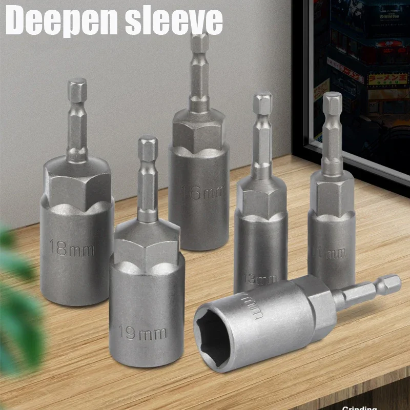 Butterfly Bolt Socket Wrench 6.35mm Hex Shank Socket Adapter Nut for Power Tool Slotted Electric Screwdriver Dropshipping