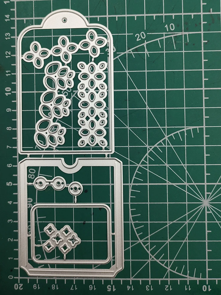 2025 neue Ankunft Weihnachten Lange Schmale Lineare Tag Label Metall Schneiden Stirbt für DIY Scrapbooking Fotoalbum Karte, Der Schablonen – Detail 2