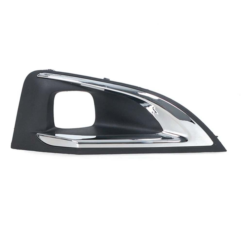 Car Front Bumper Lower Grille Fog Lamp Cover Trims No Sensor Hole Fog Light Cover for Peugeot 4008 5008 GT Right