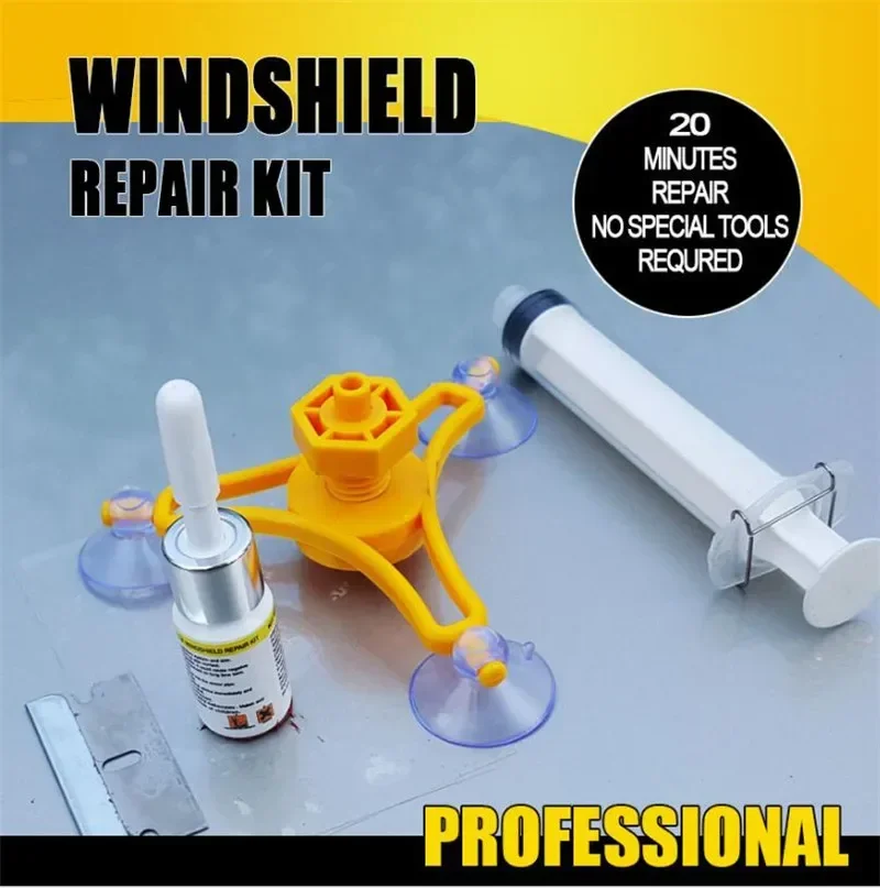 Car Glass Repair Kit Windscreen Windshield Window Chip Crack Polishing Tool Quick DIY Repair Tool Fix for All Car Brands car glass repair car glass repair tool