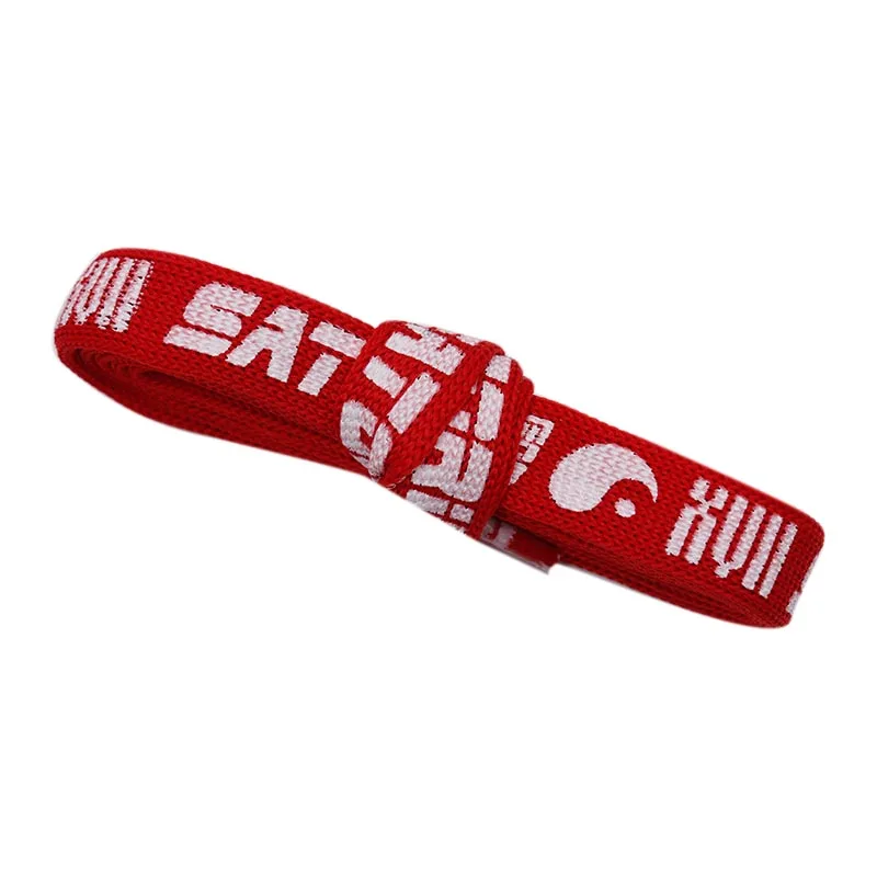 Extro wide 15mm Red Thread Shoelaces 60-180cm Taiji gossip Flat