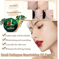 BB crème au collagène d'escargot, tête de champignon, coussin d'air, correcteur pour le visage, fond de teint éclaircissant et hydratant, imperméable 5