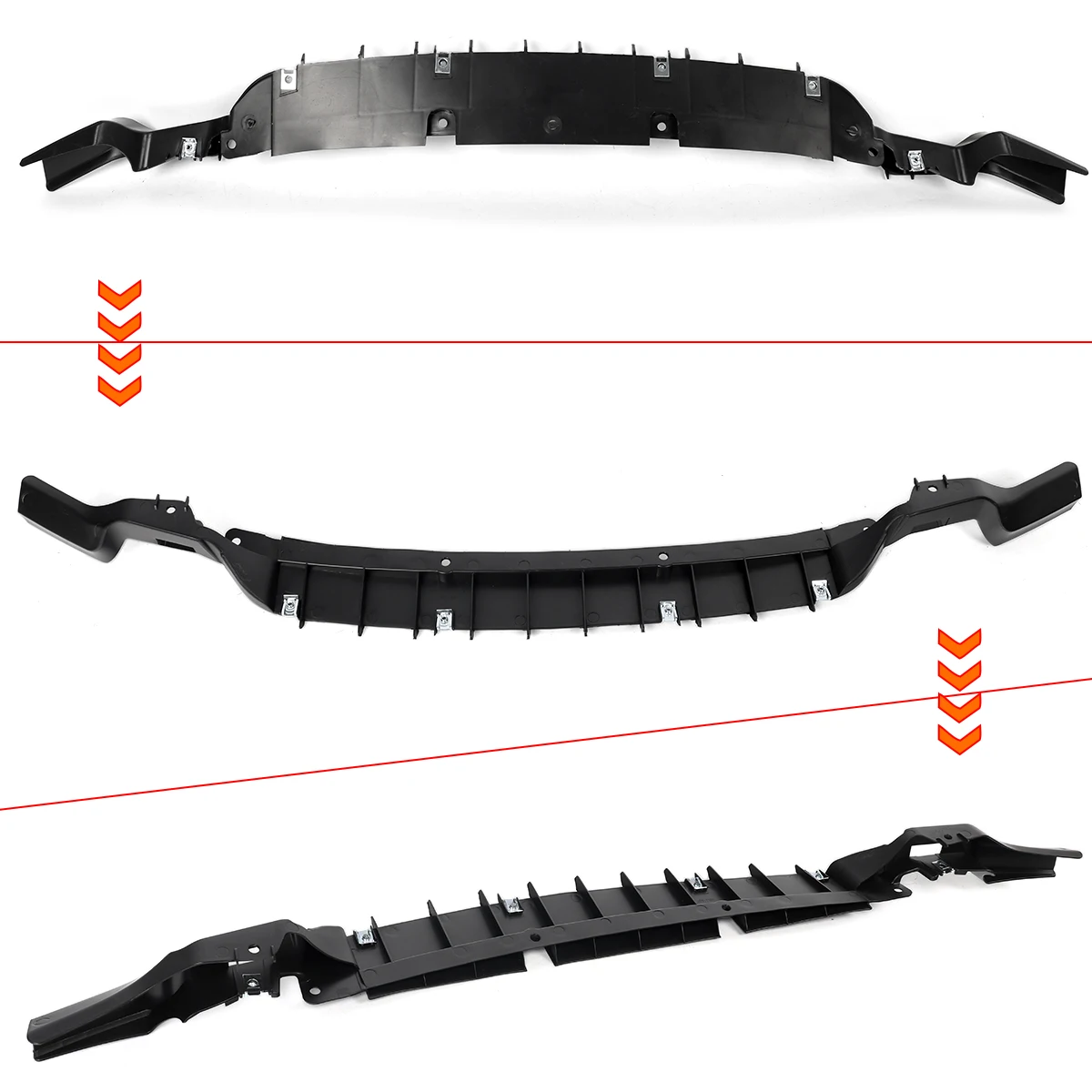 For 2015-2019 BMW 1 Series F20 LCI Upgrade To M135i Style Front Bumper Body Kits