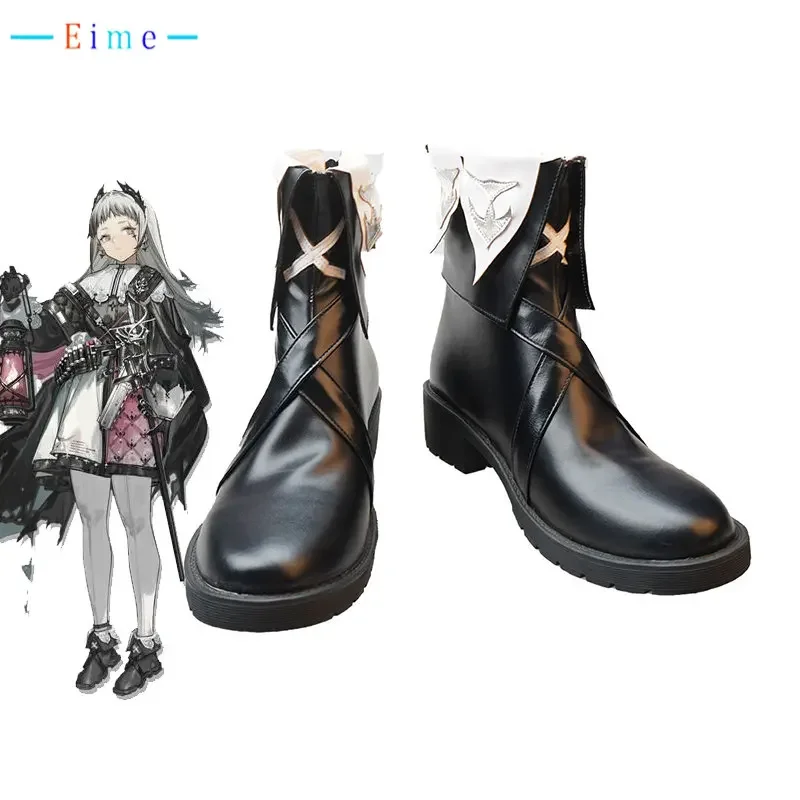 

Game Arknights Irene Cosplay Shoe PU Leather Shoes Halloween Carnival Boots Cosplay Prop Custom Made