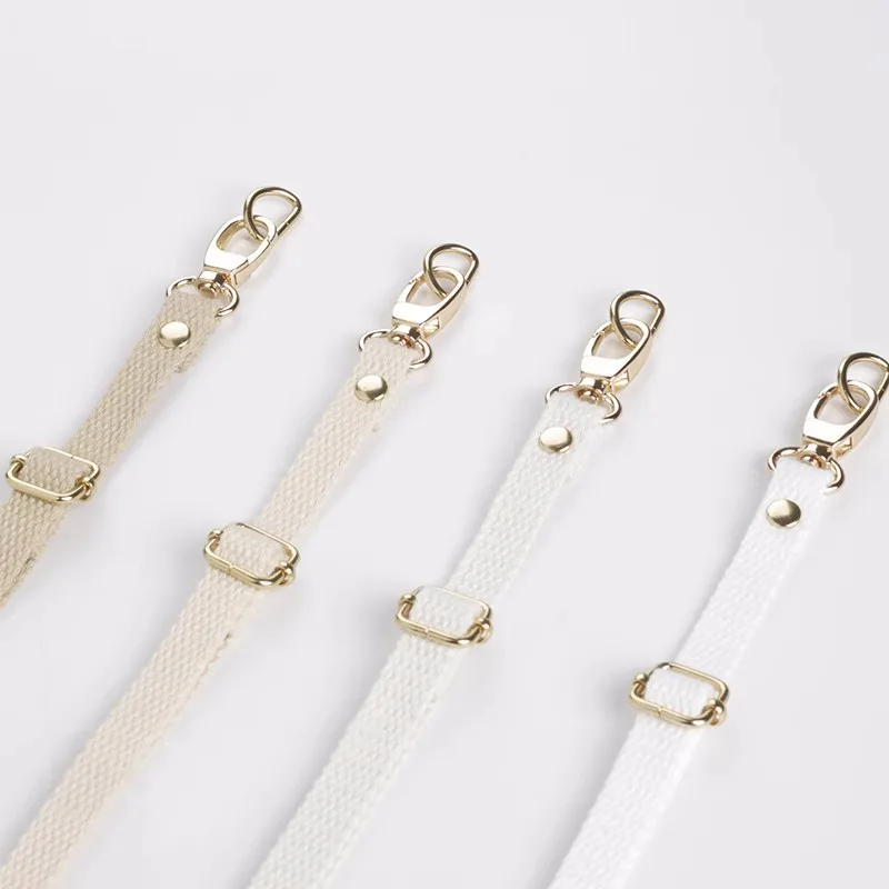 1.2cm Wide adjustable Canvas Cotton woven belt Cross body bag Strap Handmade DIY Handle Accessories