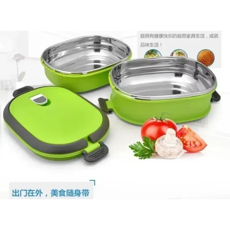 With Handle Lunch Box Portable Lunch Box Stainless Steel Picnic Food Storage Container