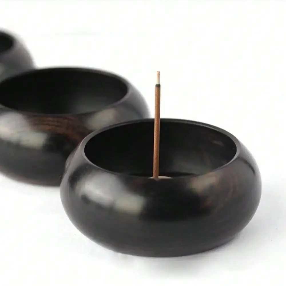 S9ffe0f325b3148f1a3d10e5d1ebef4ff9.jpg Multi-Purpose Wooden Incense Burner Functional Incense Stick Holder for Meditation Room, Prayer Space, and Living Area - Image 1