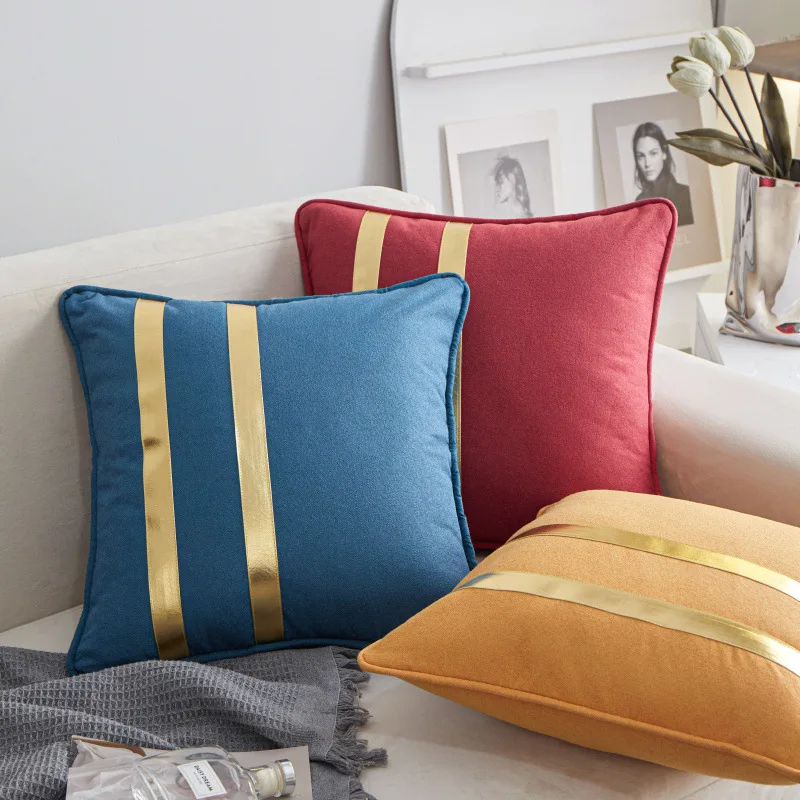 

Cotton Linen Cushion Cover 45x45 High Quality Thick Pillow Cover for Sofa Livingroom Home Decor Pillowcase Luxury Cushion Cover