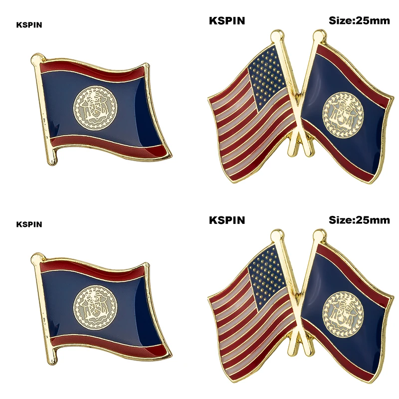 

10pcs a lot Belize flag pin lapel pin badge 10pcs a lot Brooch Icons KS-0041