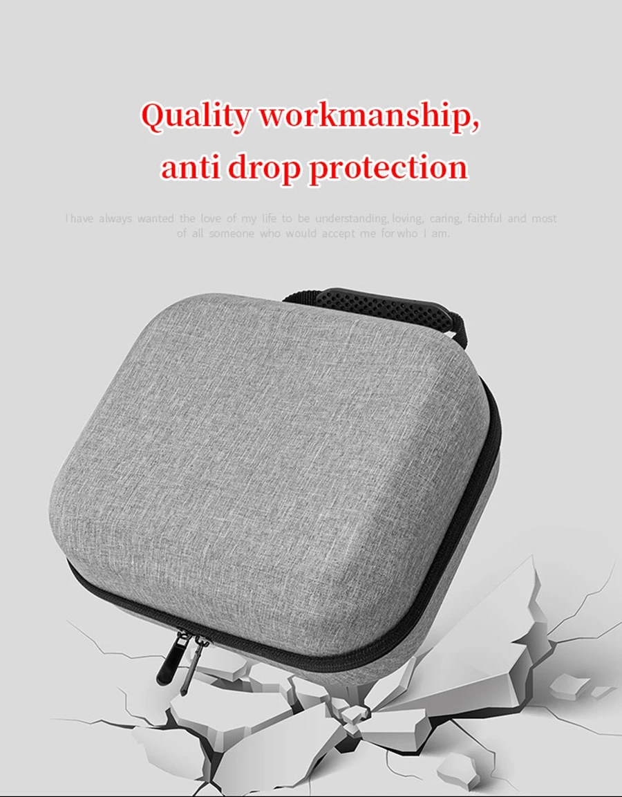 Hard EVA Speaker Storage Case for Soaiy SK2 Pro Speaker Microphone Protect Box Bluetooth Audio Portable Travel Carrying Bag