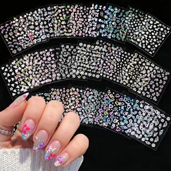 Colorful Self - Adhesive Daisy Flower Nail Art Stickers - 30 Sheets of Cute and Vibrant Floral Designs (30 sheets)