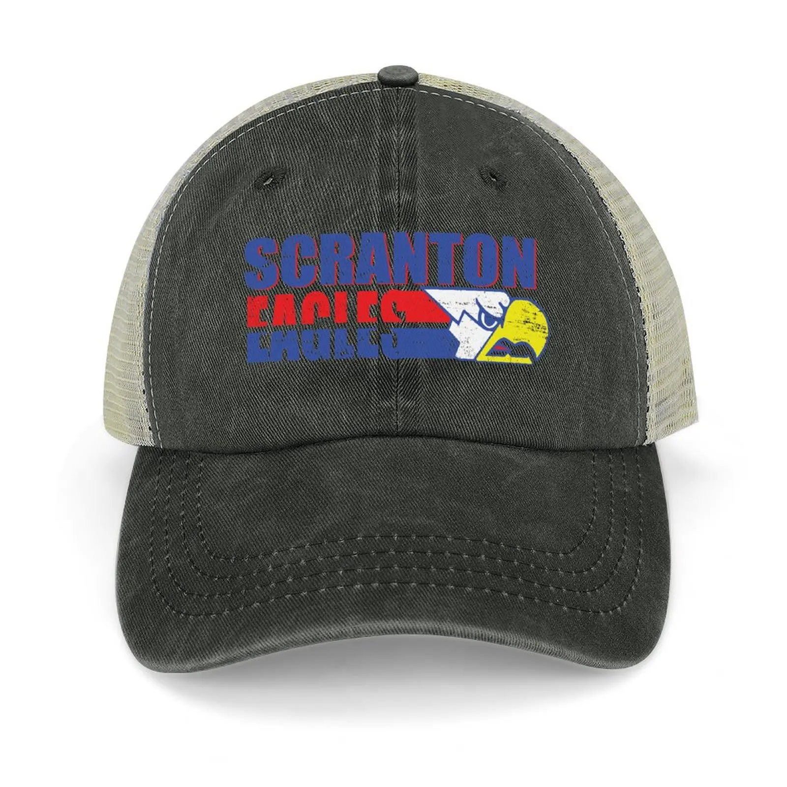 

Distressed Scranton Eagles Cowboy Hat Trucker Cap Hat Luxury Brand Military Cap Man Woman Men's