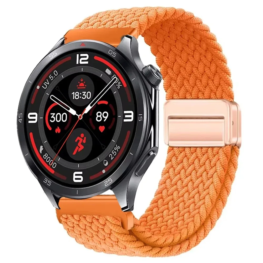 Braided Sport Nylon Strap, 22mm - Durable & Stylish Watchband Bracelet